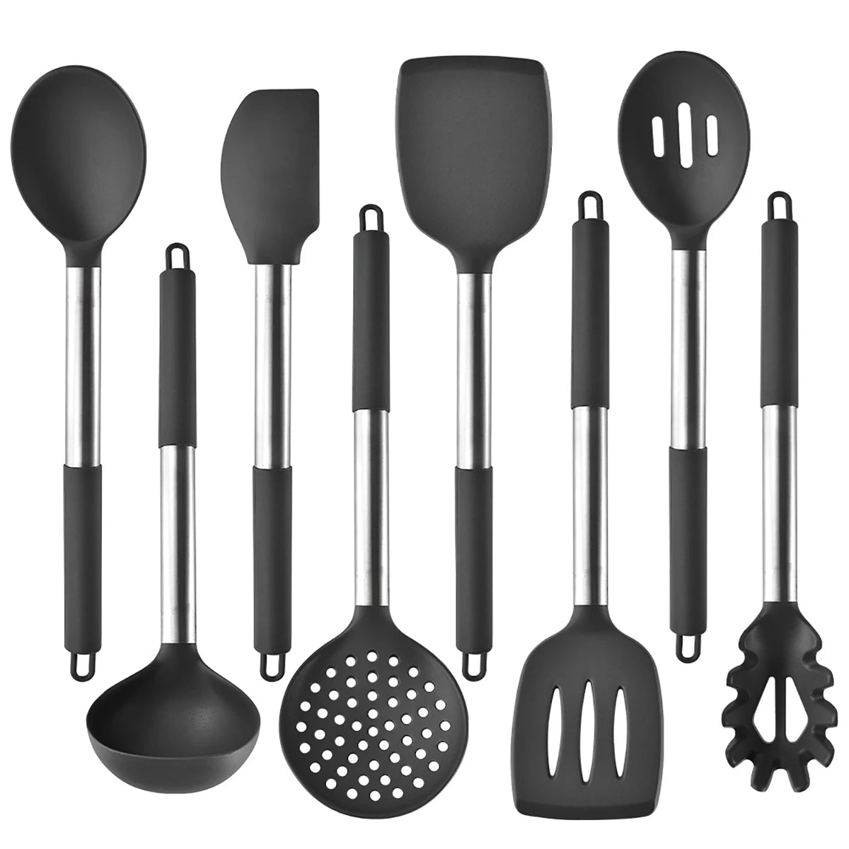Juego de utensilios de cocina SiliconeChef: utensilios de cocina premium resistentes al calor