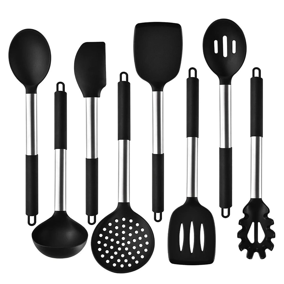 Juego de utensilios de cocina SiliconeChef: utensilios de cocina premium resistentes al calor