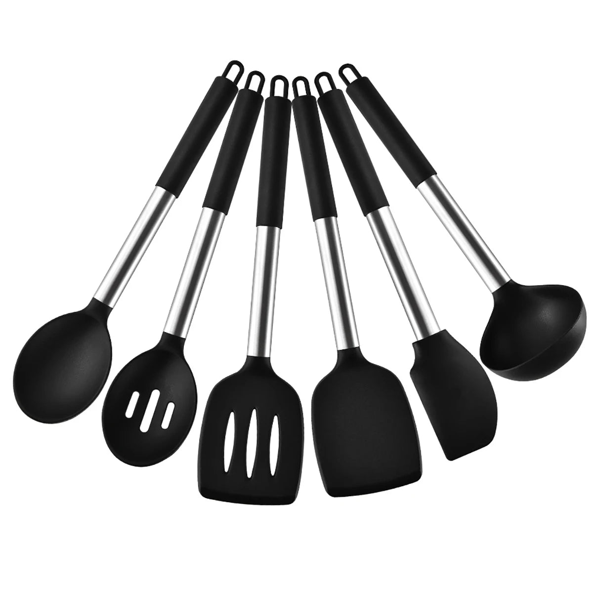 Juego de utensilios de cocina SiliconeChef: utensilios de cocina premium resistentes al calor