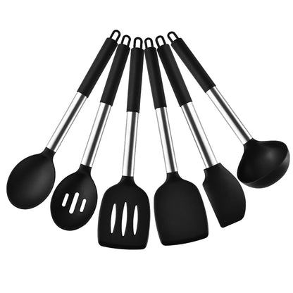 Juego de utensilios de cocina SiliconeChef: utensilios de cocina premium resistentes al calor